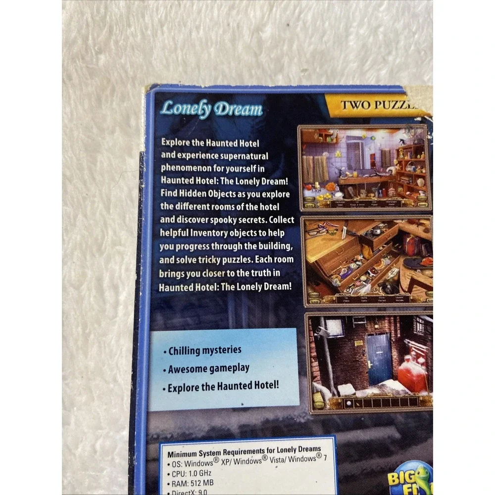 Haunted Dual Pack Haunted Hotel 3 Lonely Dream / Haunted Legends PC CD ROM 2012